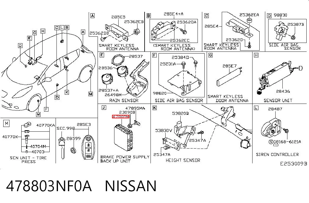 478803NF0A Nissan/Infiniti