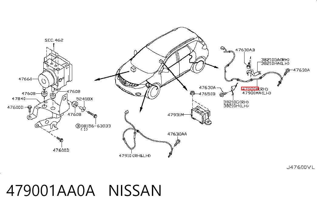 479001AA0A Nissan/Infiniti