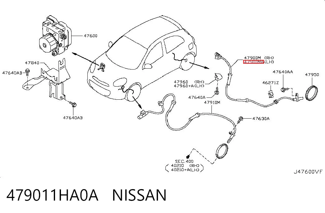 479011HA0A Nissan/Infiniti