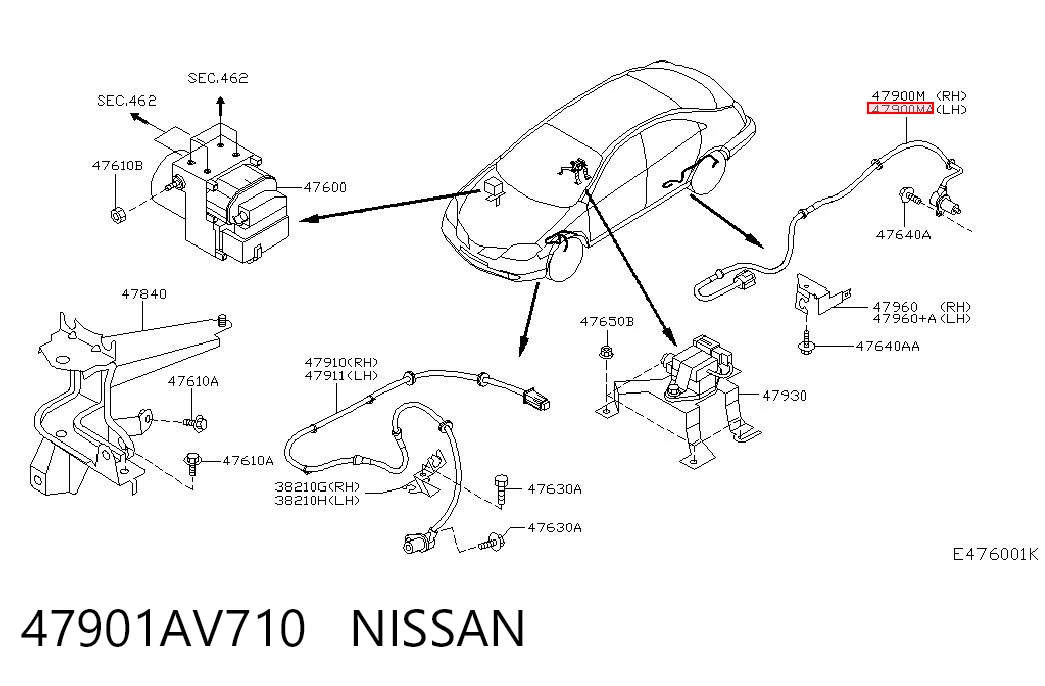47901AV710 Nissan/Infiniti