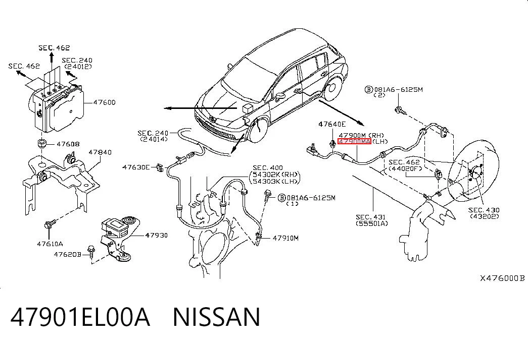 47901EL00A Nissan/Infiniti