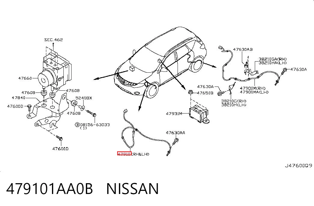 479101AA0B Nissan/Infiniti