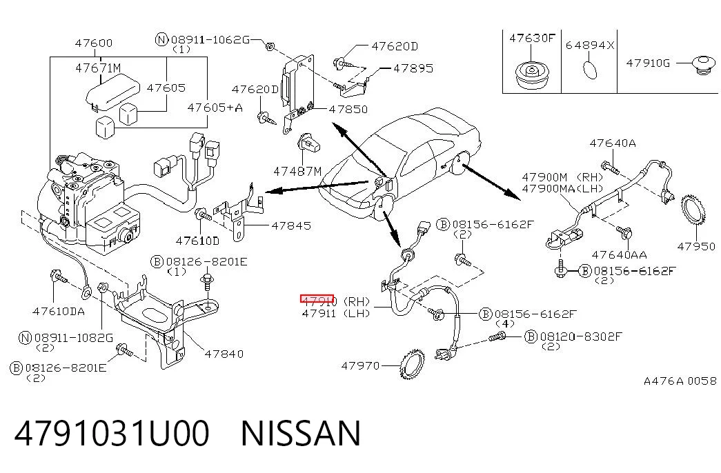 4791031U00 Nissan/Infiniti
