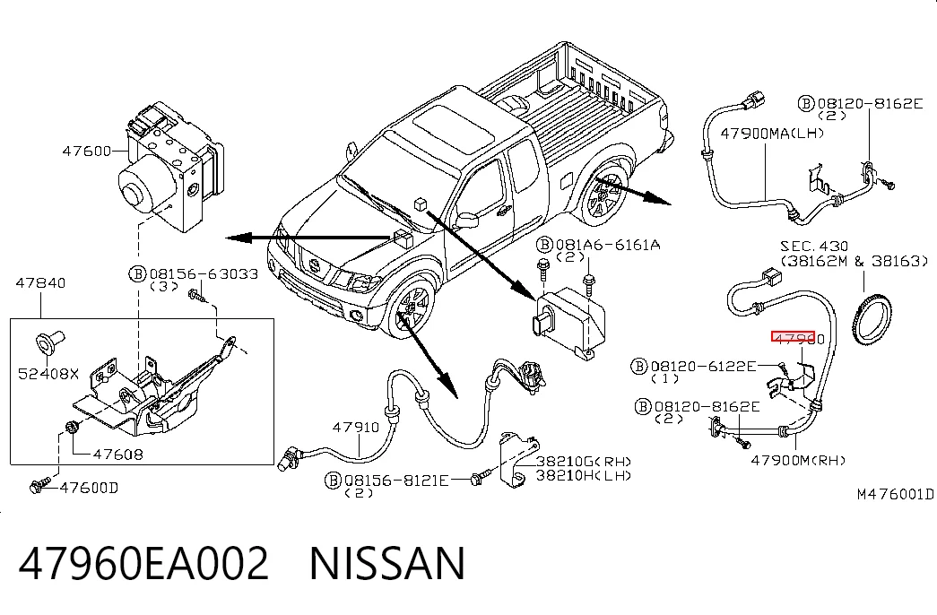 47960EA002 Nissan/Infiniti