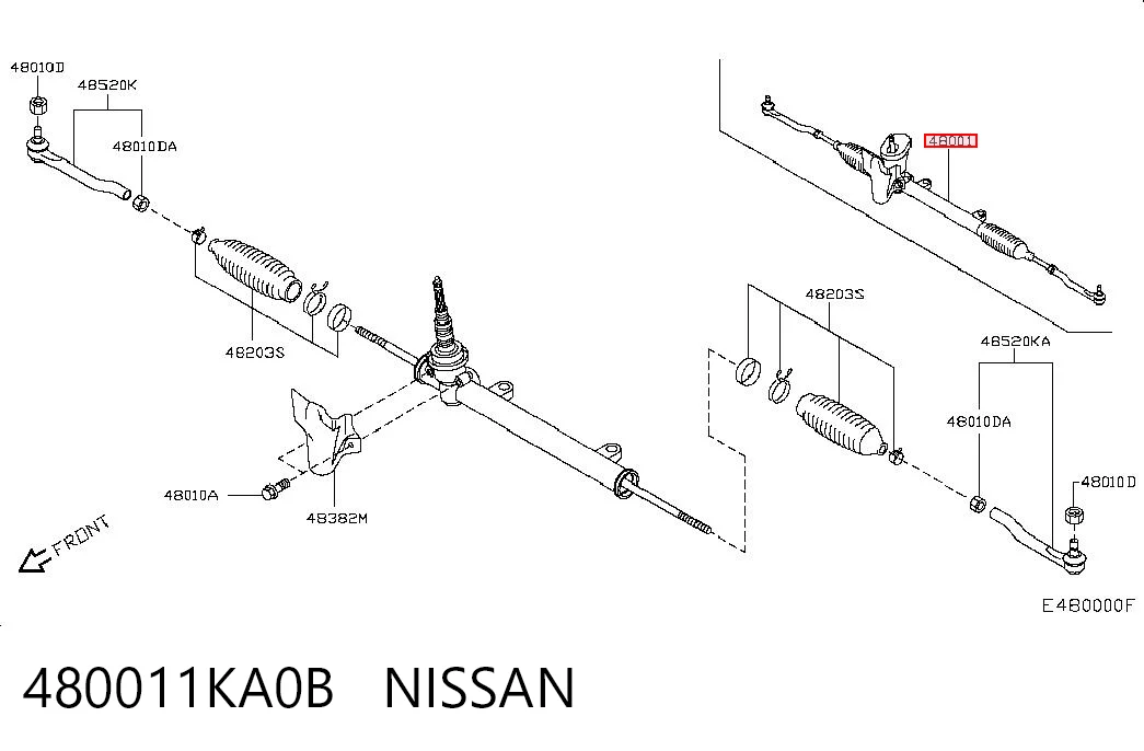 480011KA0B Nissan/Infiniti