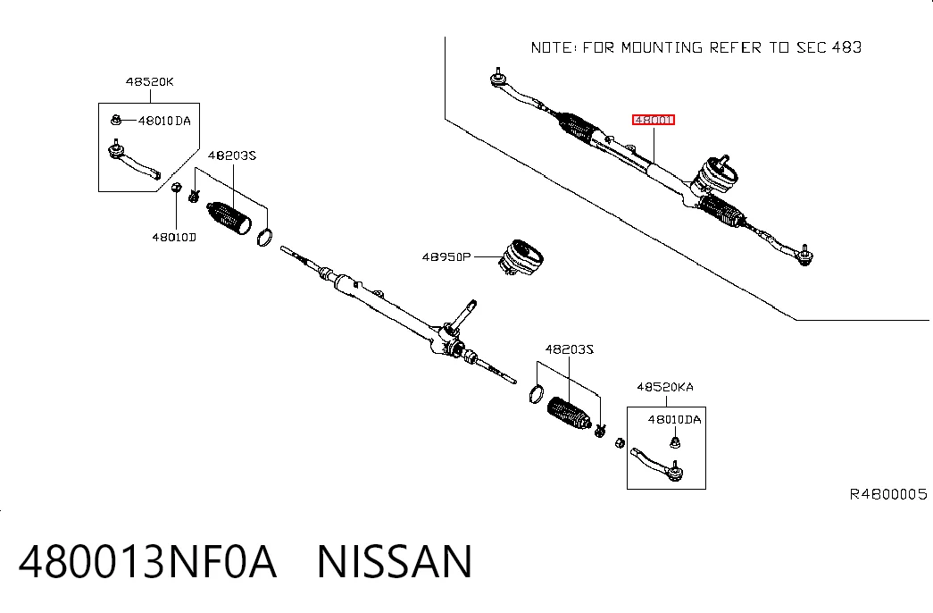 480013NF0A Nissan/Infiniti