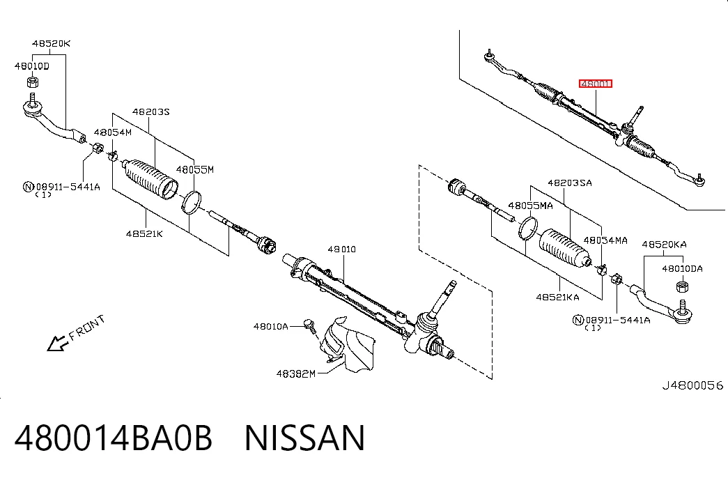 480014BA0B Nissan/Infiniti