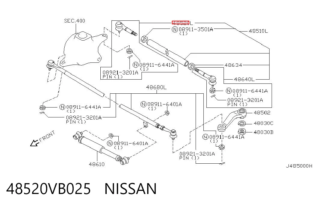 48520VB025 Nissan/Infiniti