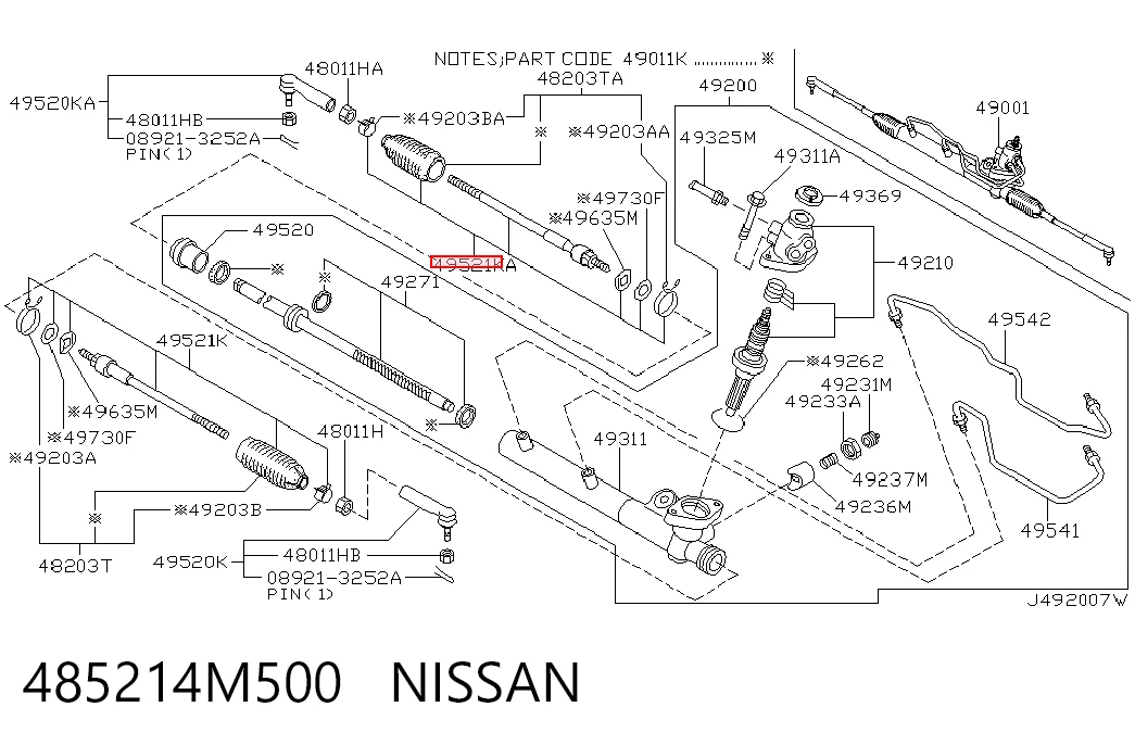 485214M500 Nissan/Infiniti