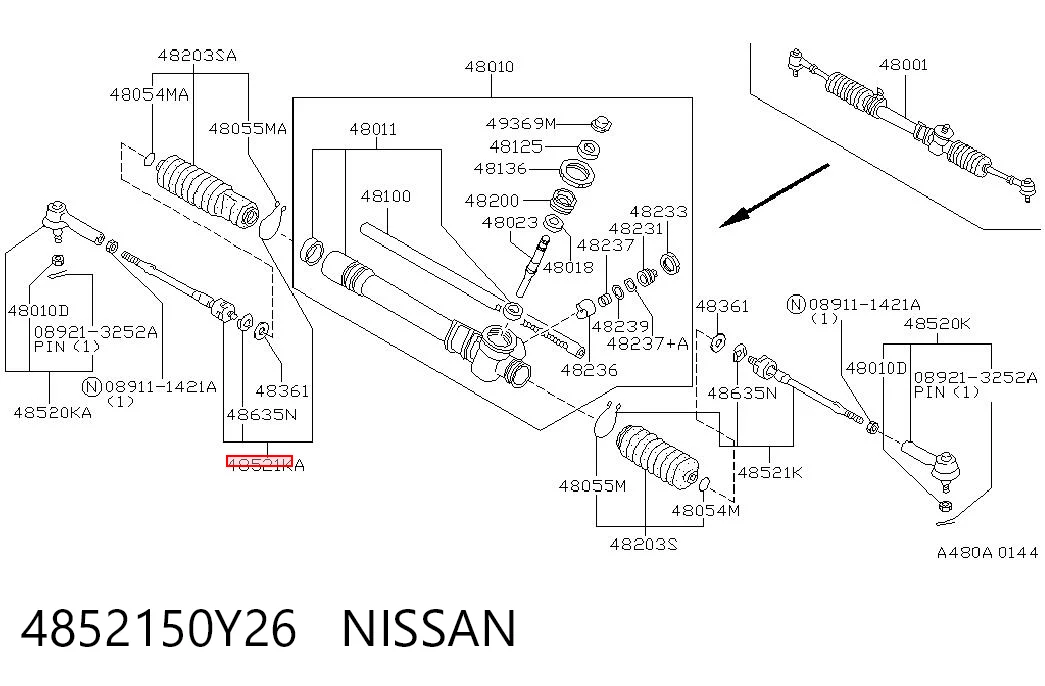  para Nissan Sunny II (N13)