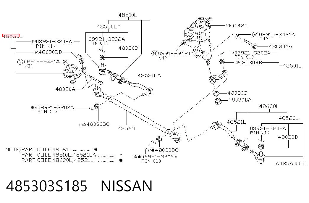 485303S185 Nissan/Infiniti