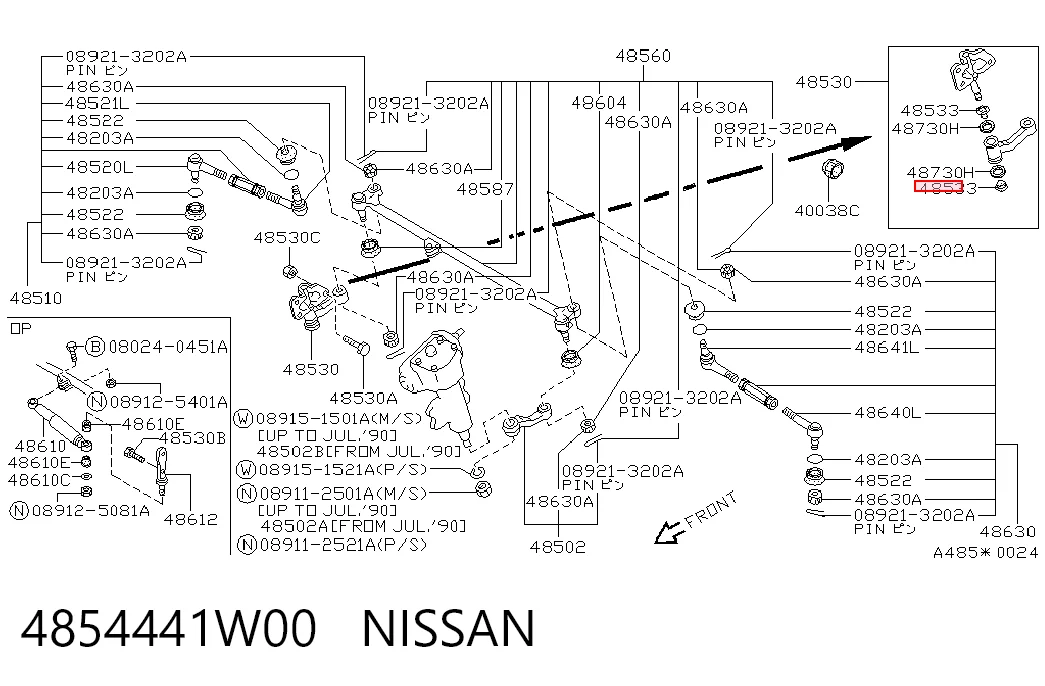 4854441W00 Nissan/Infiniti