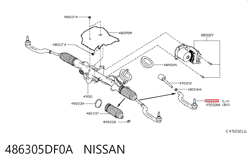 486305DF0A Nissan/Infiniti
