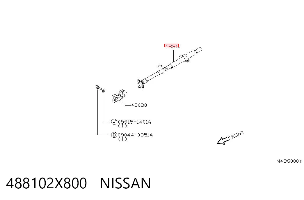 Coluna da direção Nissan Terrano II R20 ao melhor preço