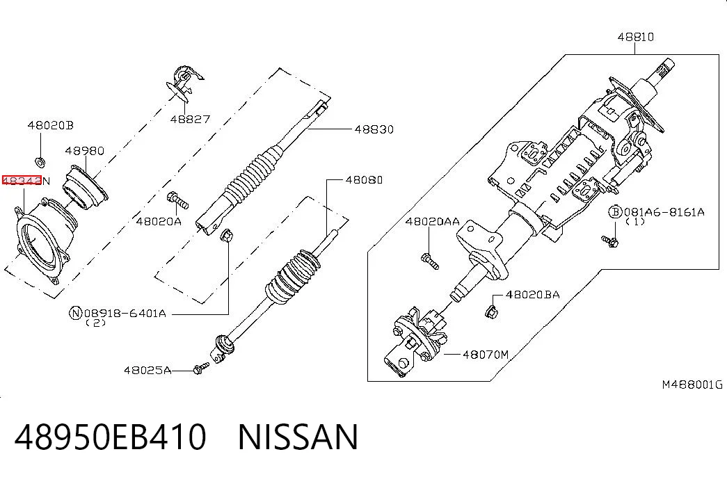 48950EB410 Nissan/Infiniti