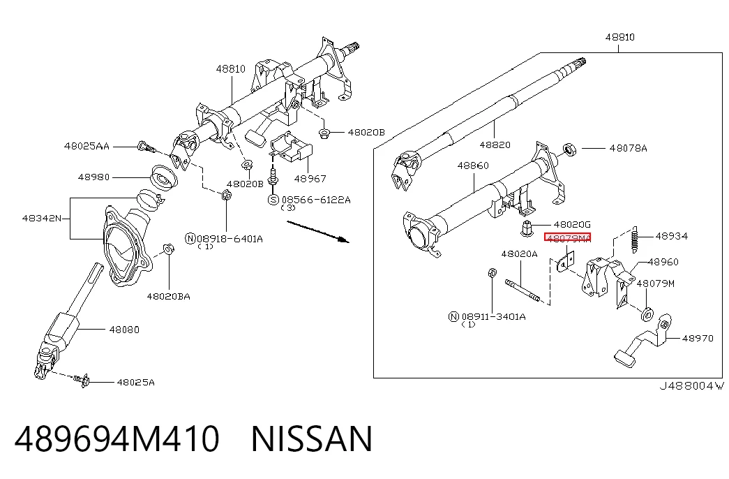 489694M410 Nissan/Infiniti