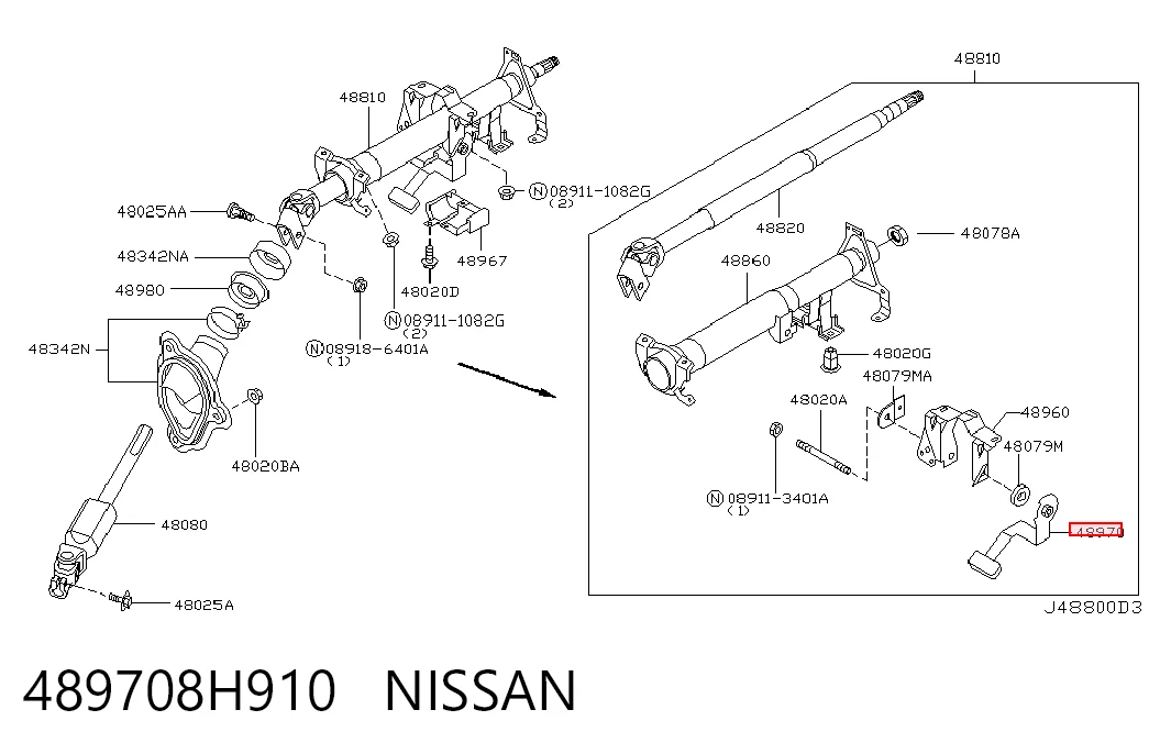 489708H910 Nissan/Infiniti