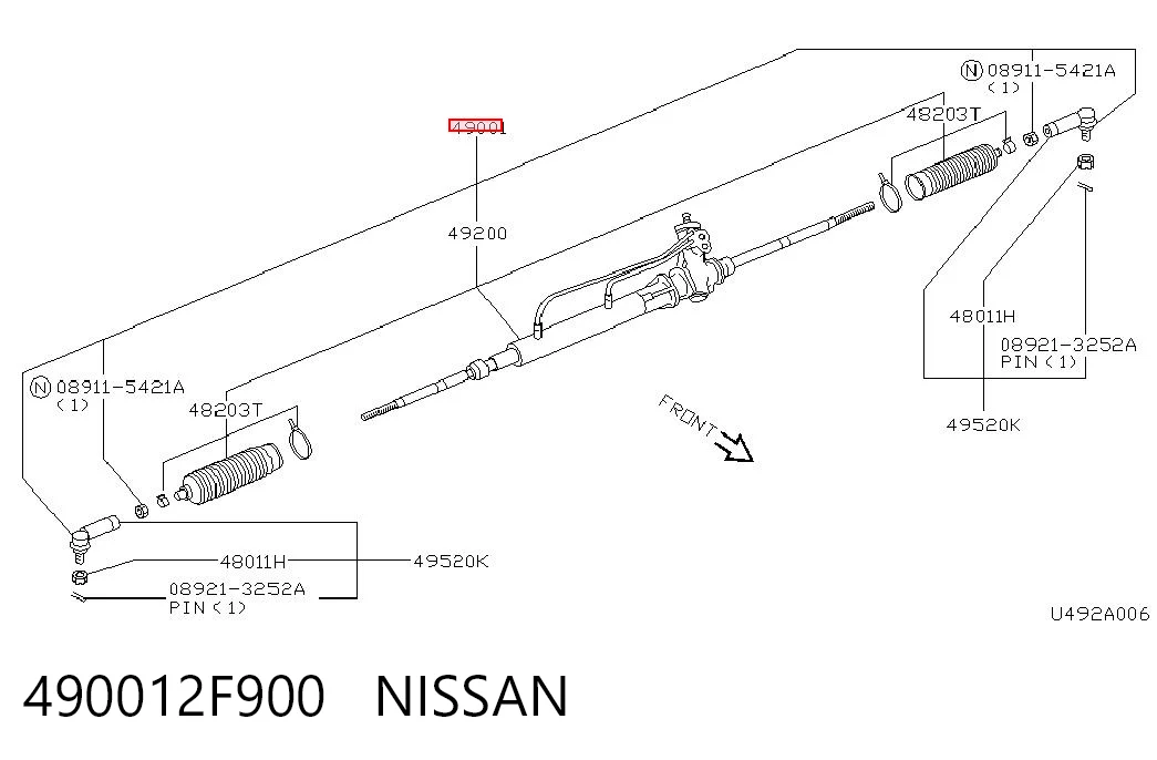 490012F900 Nissan/Infiniti