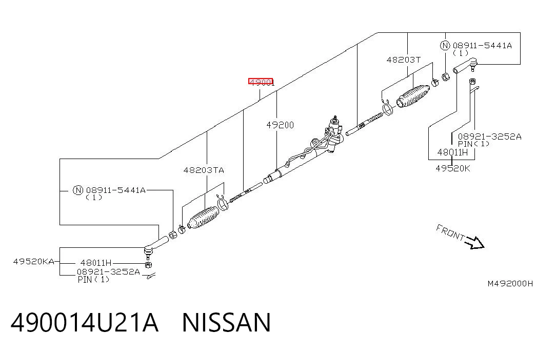 490014U21A Nissan/Infiniti