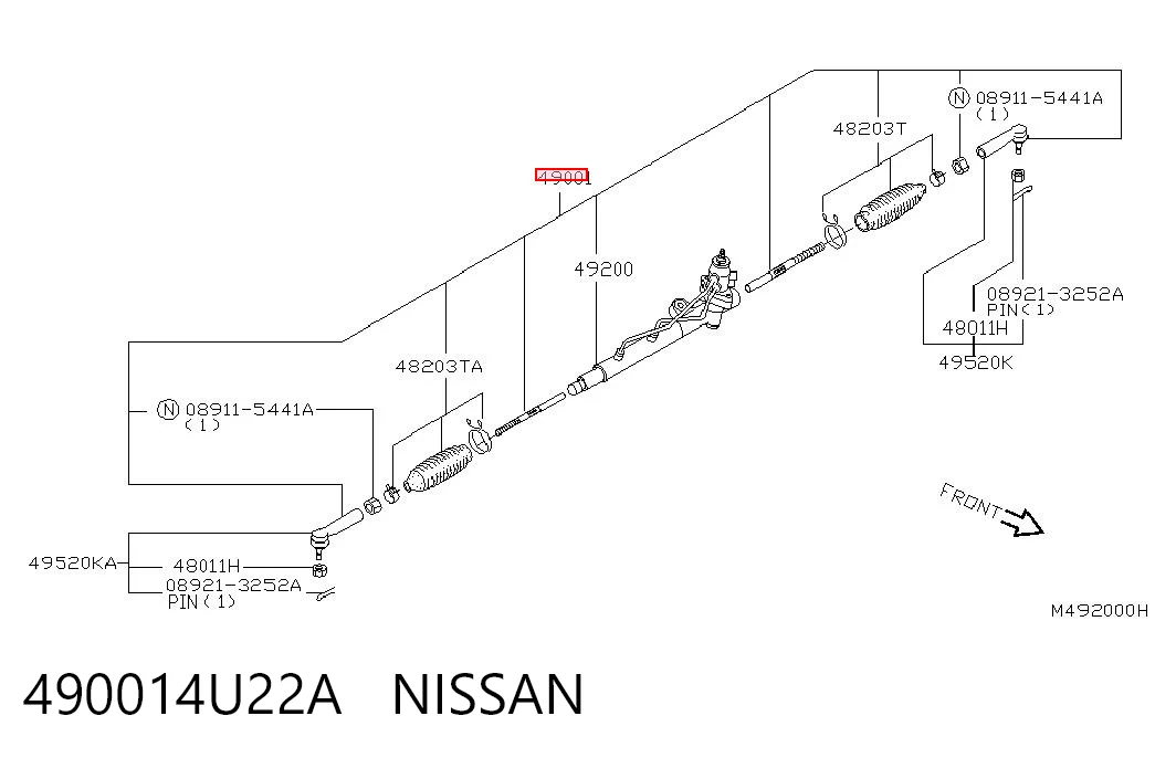 Compre Cremalheira da direção Nissan Almera 