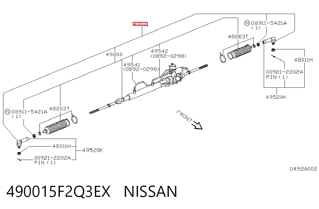Compre Cremalheira da direção Nissan Micra 