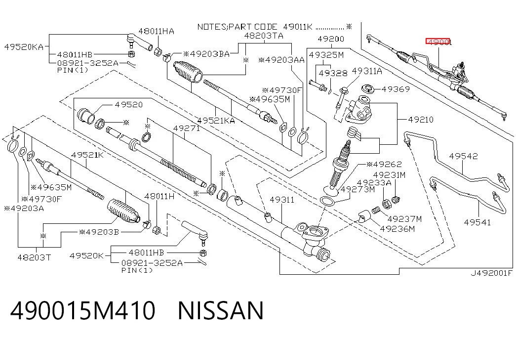 490015M410 Nissan/Infiniti