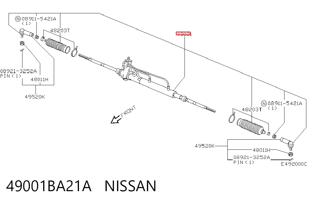 49001BA21A Nissan/Infiniti