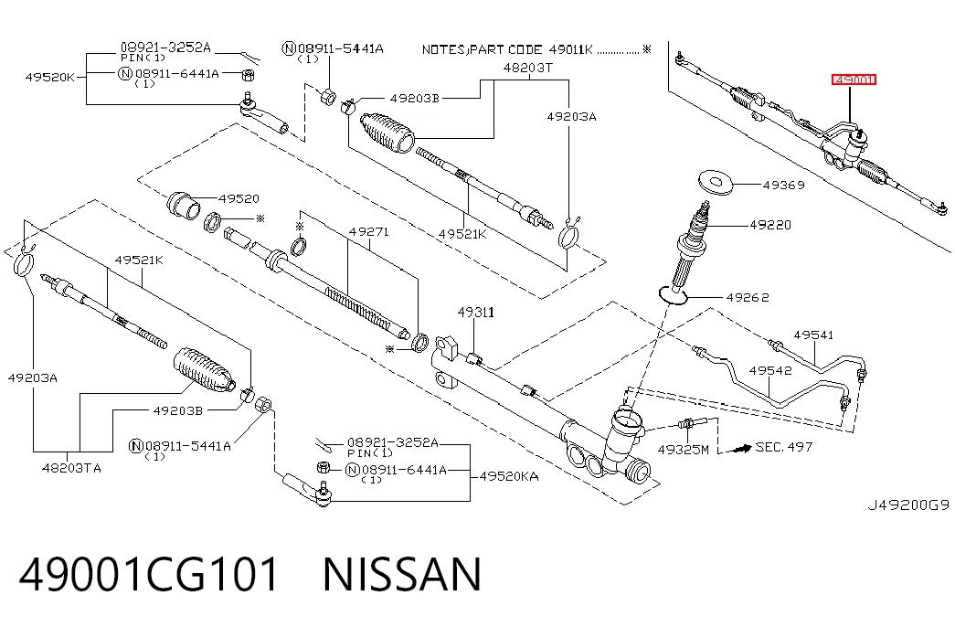 49001CG101 Nissan/Infiniti