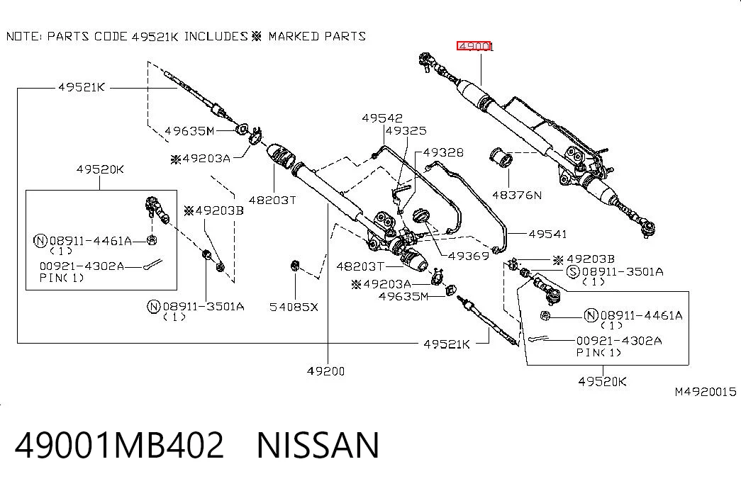 49001MB402 Nissan/Infiniti