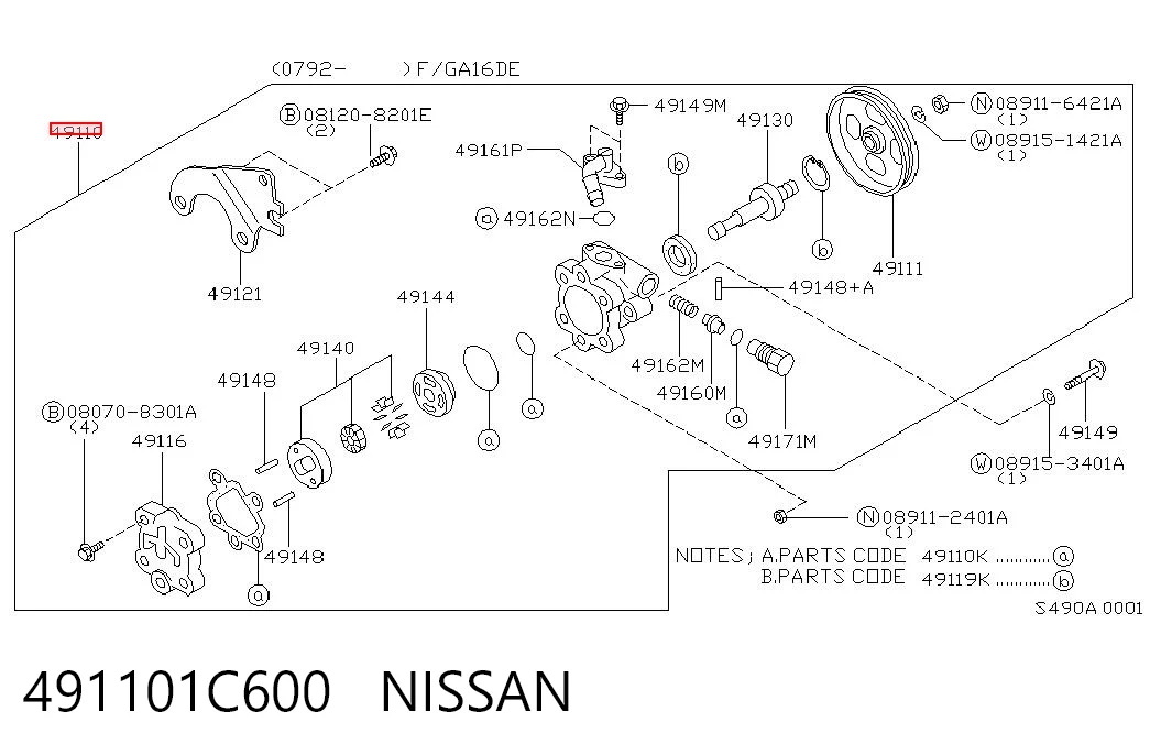 491101C600 Nissan/Infiniti