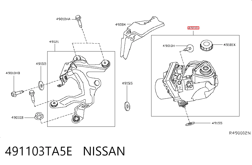 Bomba da Direção hidrâulica assistida para Nissan Altima L33 