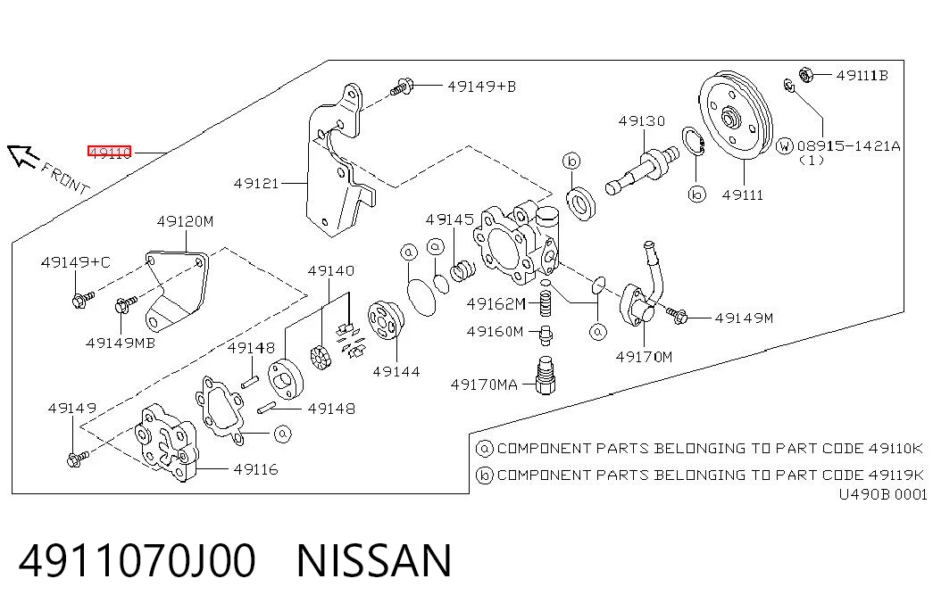 4911070J00 Nissan/Infiniti