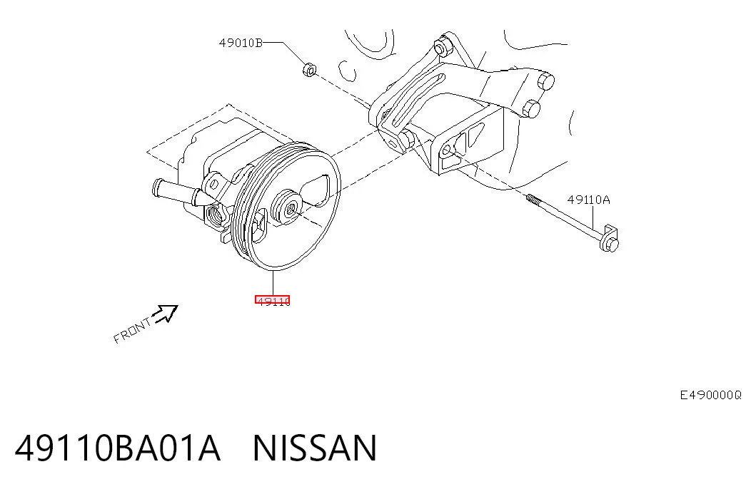 49110BA01A Nissan/Infiniti