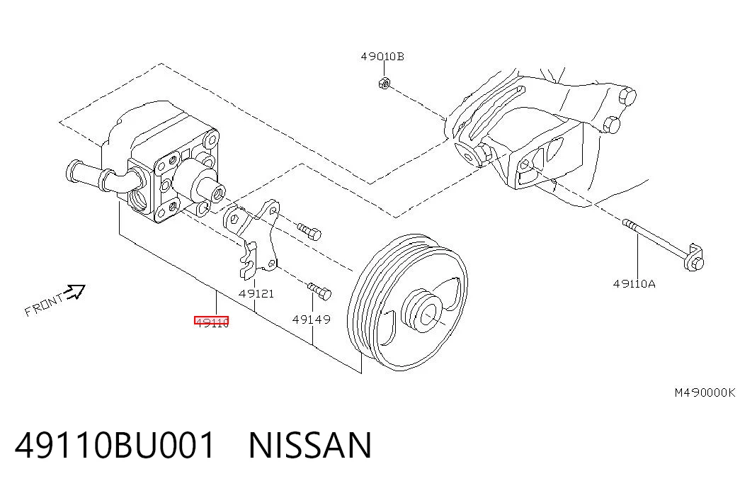 Compre Bomba da Direção hidrâulica assistida Nissan Almera 