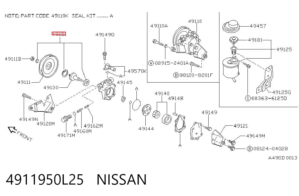 4911950L25 Nissan/Infiniti
