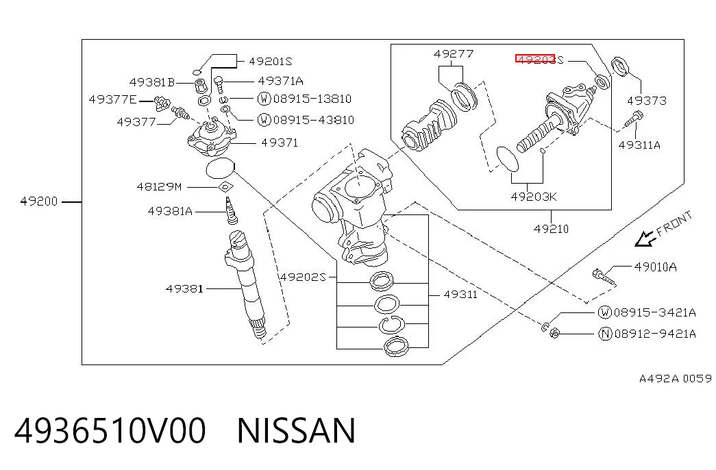 4936510V00 Nissan/Infiniti