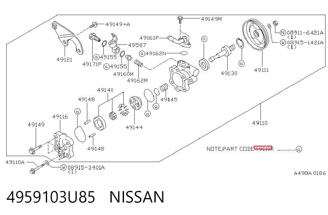 4959103U85 Nissan/Infiniti