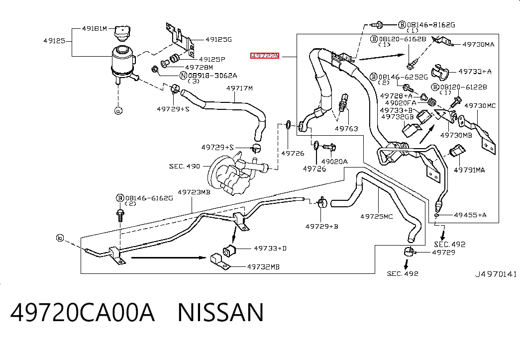 49720CA00A Nissan/Infiniti
