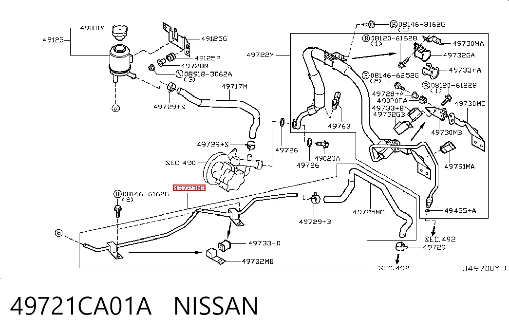 49721CA01A Nissan/Infiniti