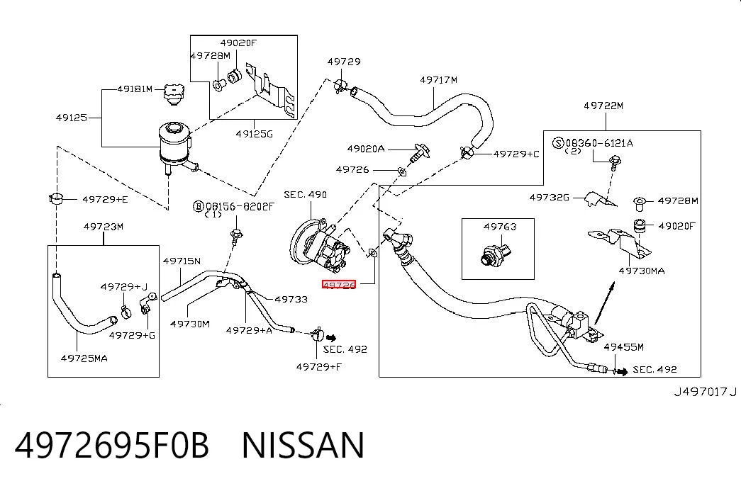 4972695F0B Nissan/Infiniti
