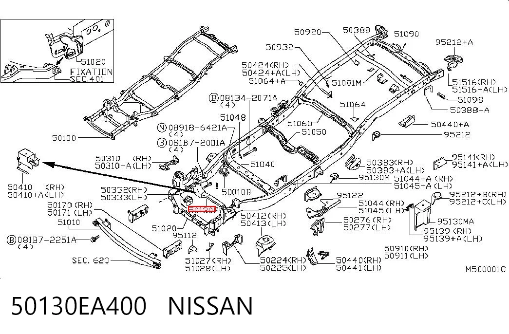 50130EA400 Nissan/Infiniti