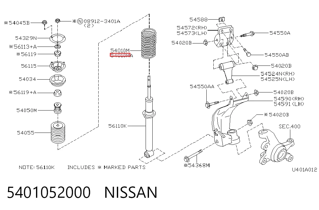 Mola dianteira Nissan Primera  P11 ao melhor preço