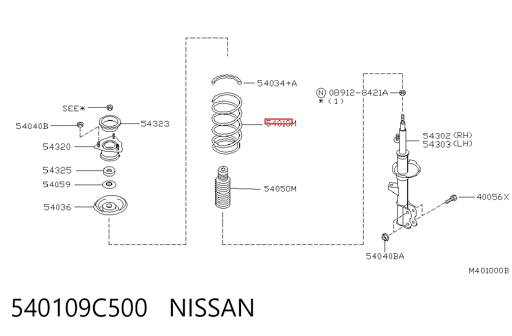 Mola dianteira Nissan Vanette  C23 ao melhor preço