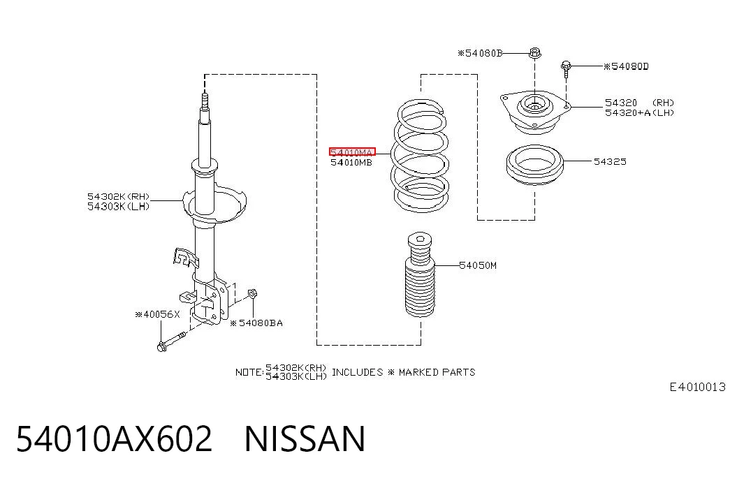 Mola dianteira Nissan Micra  K12 ao melhor preço