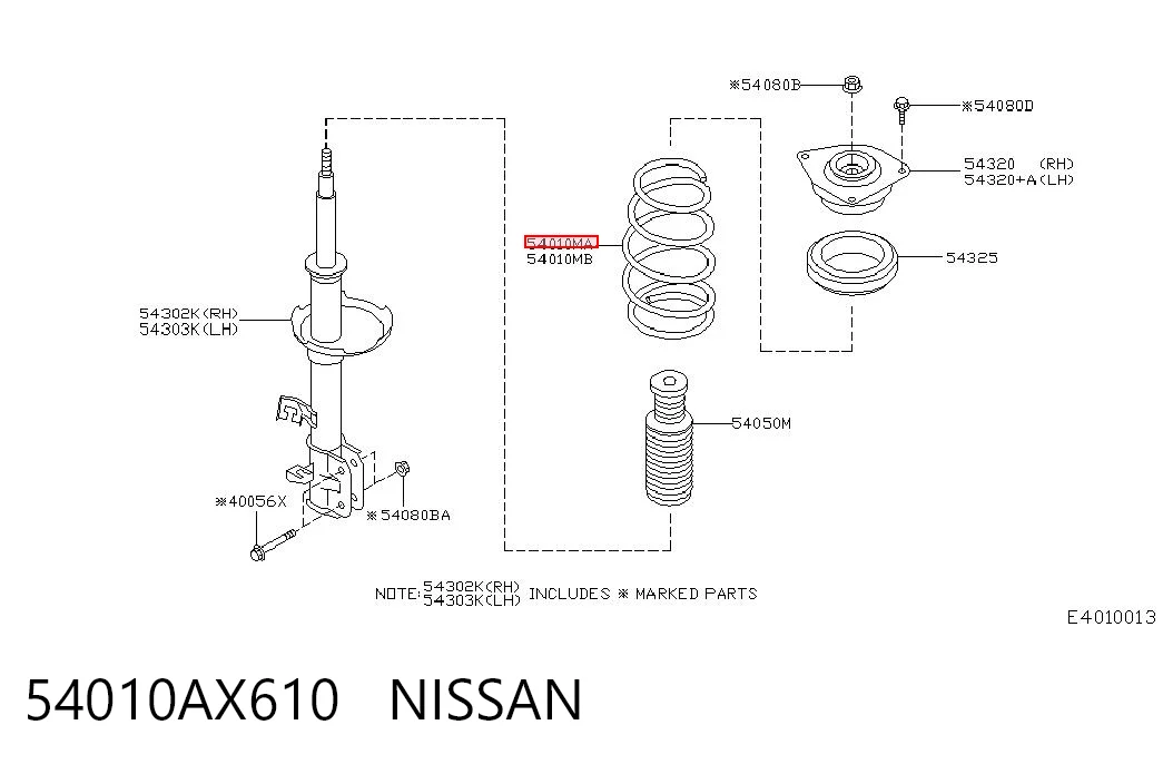 Mola dianteira Nissan Micra  K12 ao melhor preço