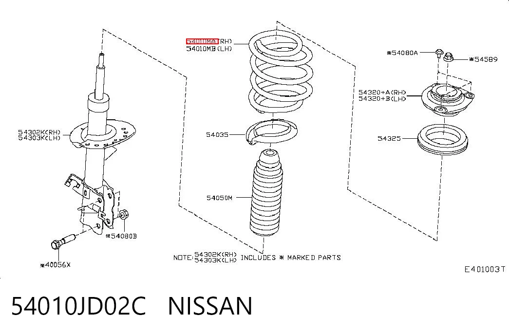 54010JD02C Nissan/Infiniti