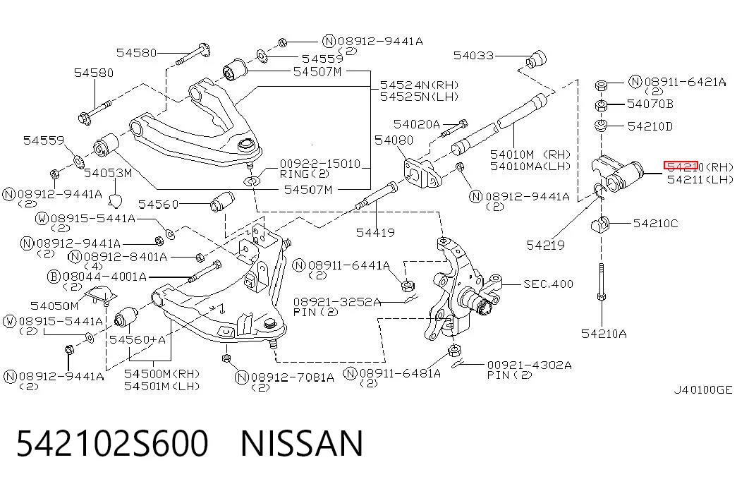 542102S600 Nissan/Infiniti