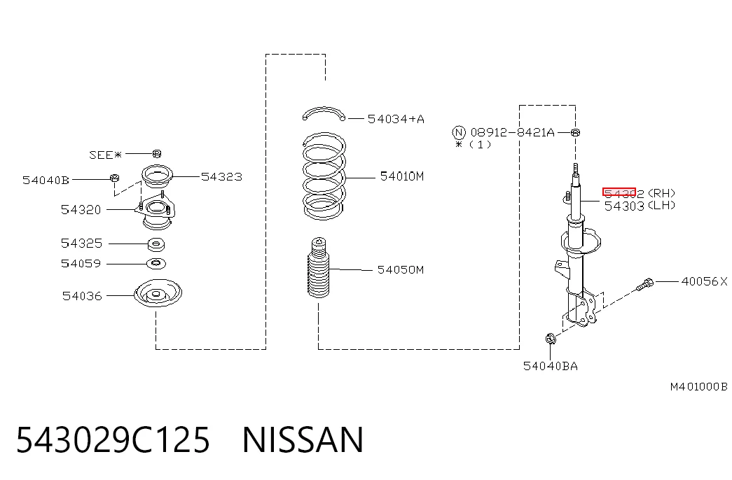 543029C125 Nissan/Infiniti