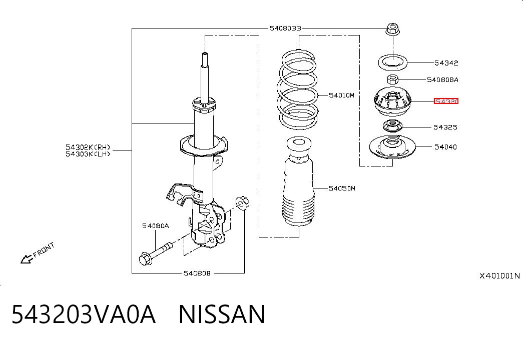 543203VA0A Nissan/Infiniti