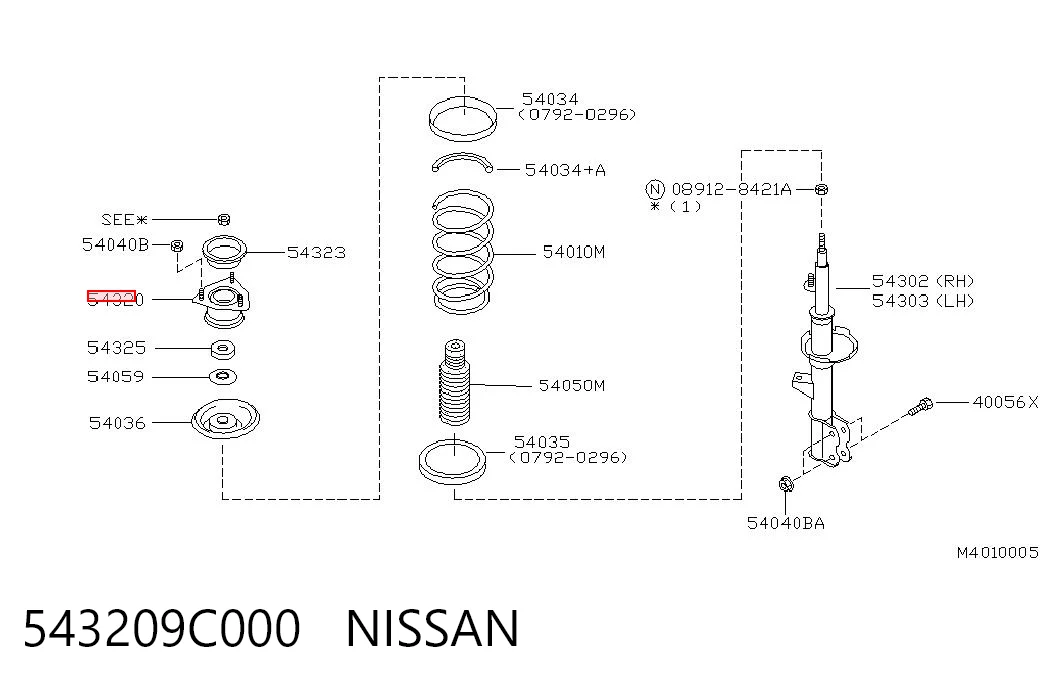 543209C000 Nissan/Infiniti